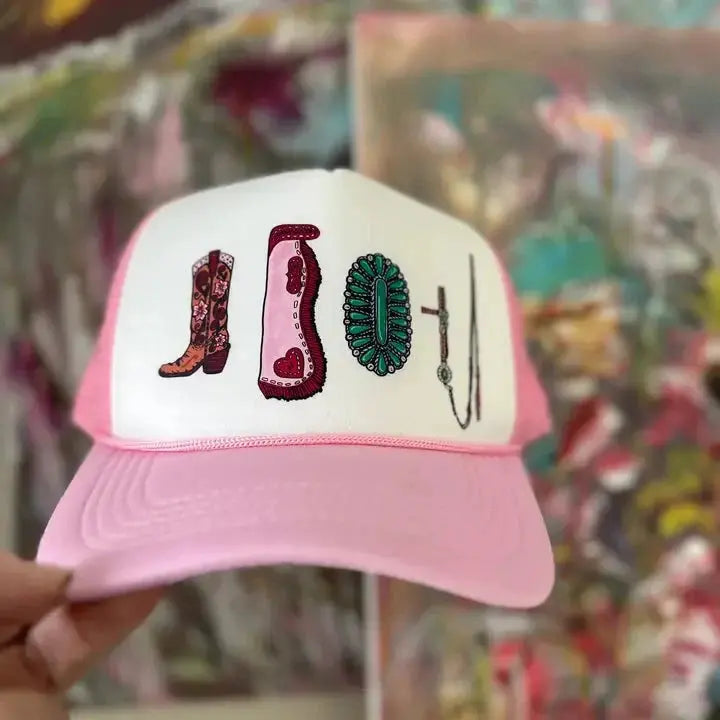 Cowgirl Things Trucker Hat Wild Junkie