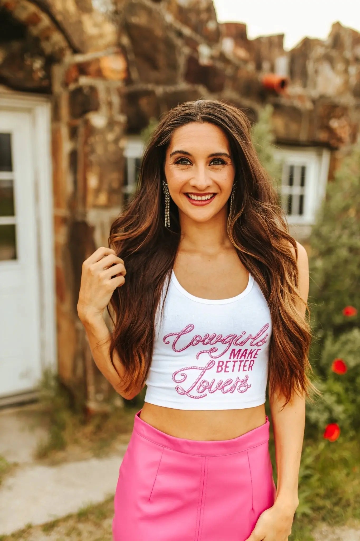 Cowgirls Make Better Lovers Cropped Tank Top Wild Junkie