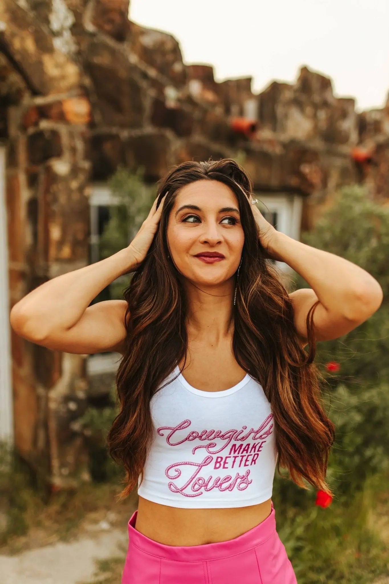 Cowgirls Make Better Lovers Cropped Tank Top Wild Junkie