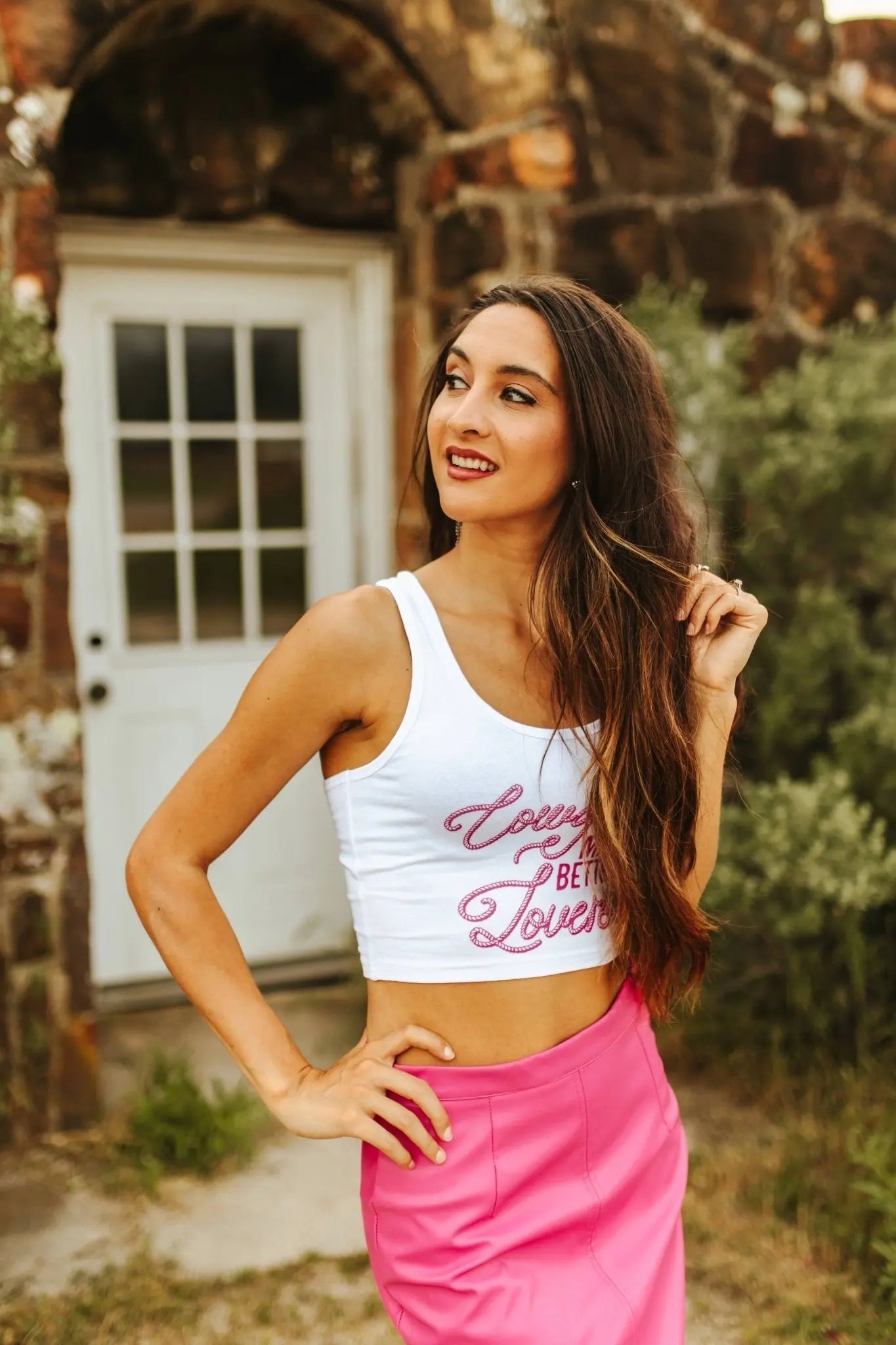 Cowgirls Make Better Lovers Cropped Tank Top Wild Junkie