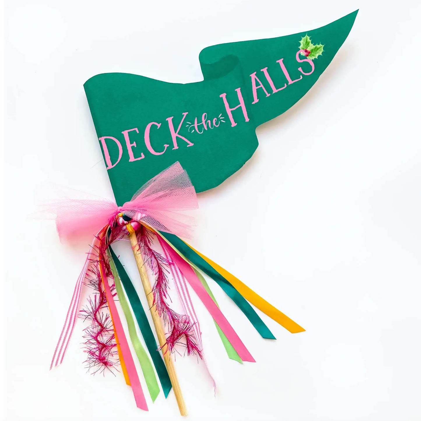 Deck the Halls Party Pennant Cami Monet