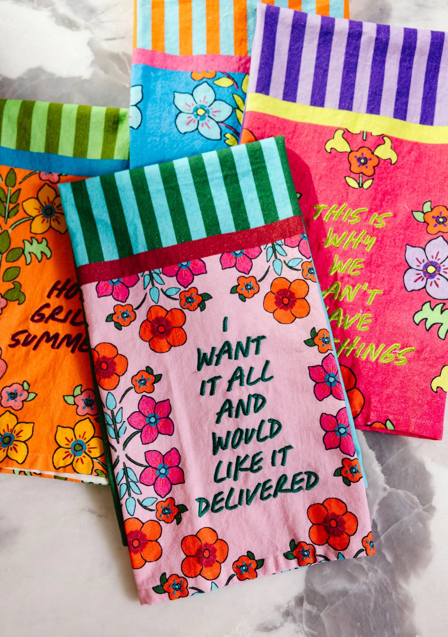 Delivered Dish Towel Furbish Studio