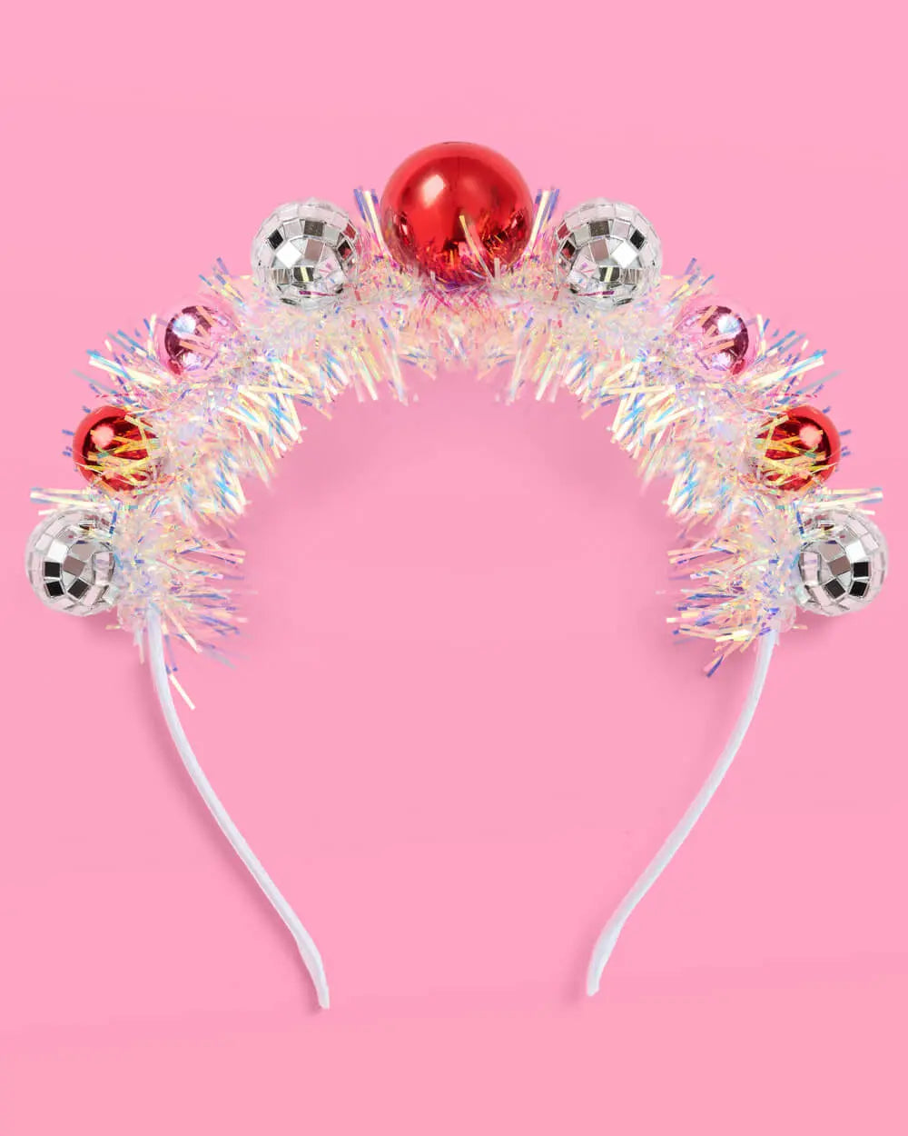 Disco Christmas Headband - ornaments + fringe headband xo, Fetti