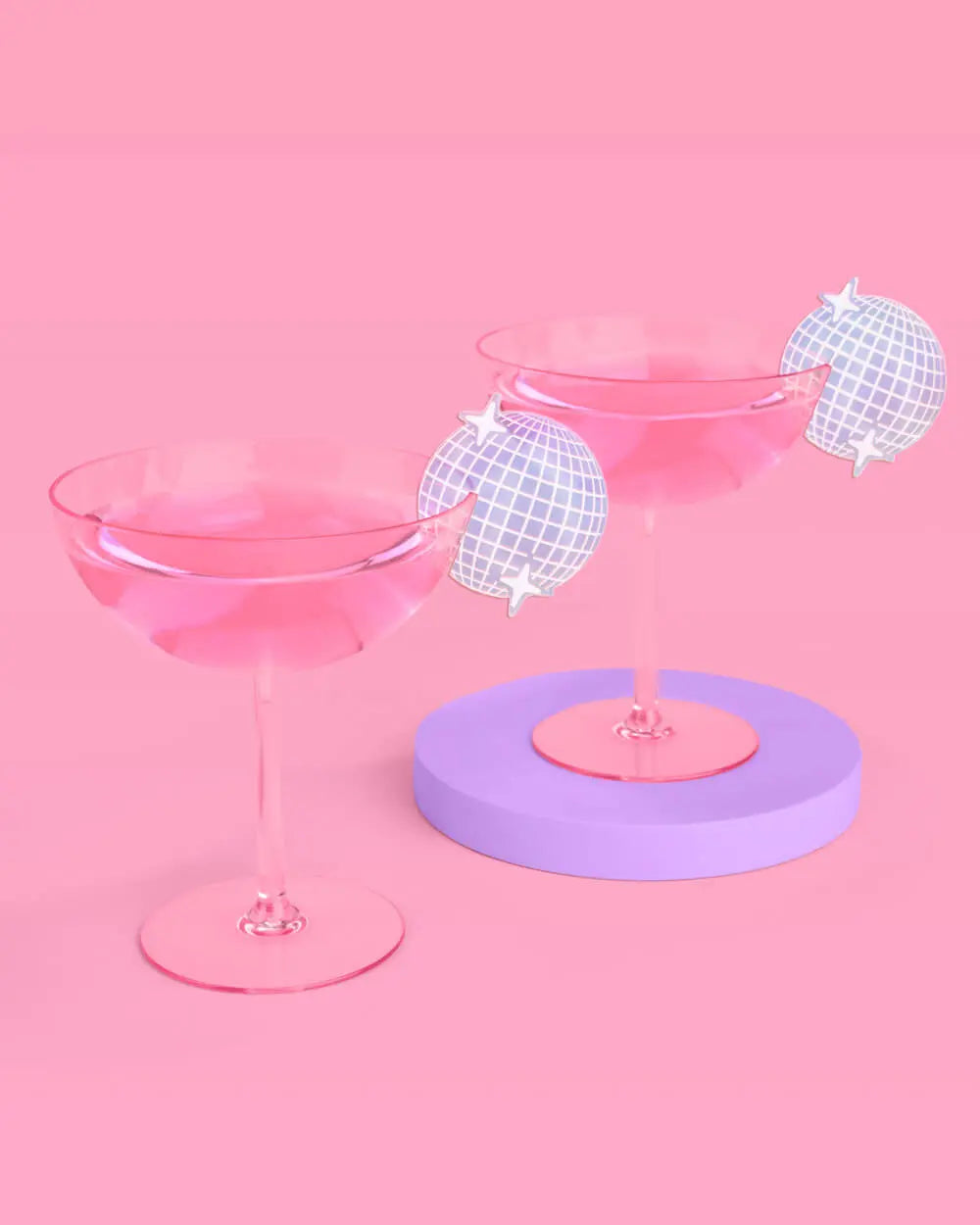 Disco Drink Markers - 8 drink markers xo, Fetti