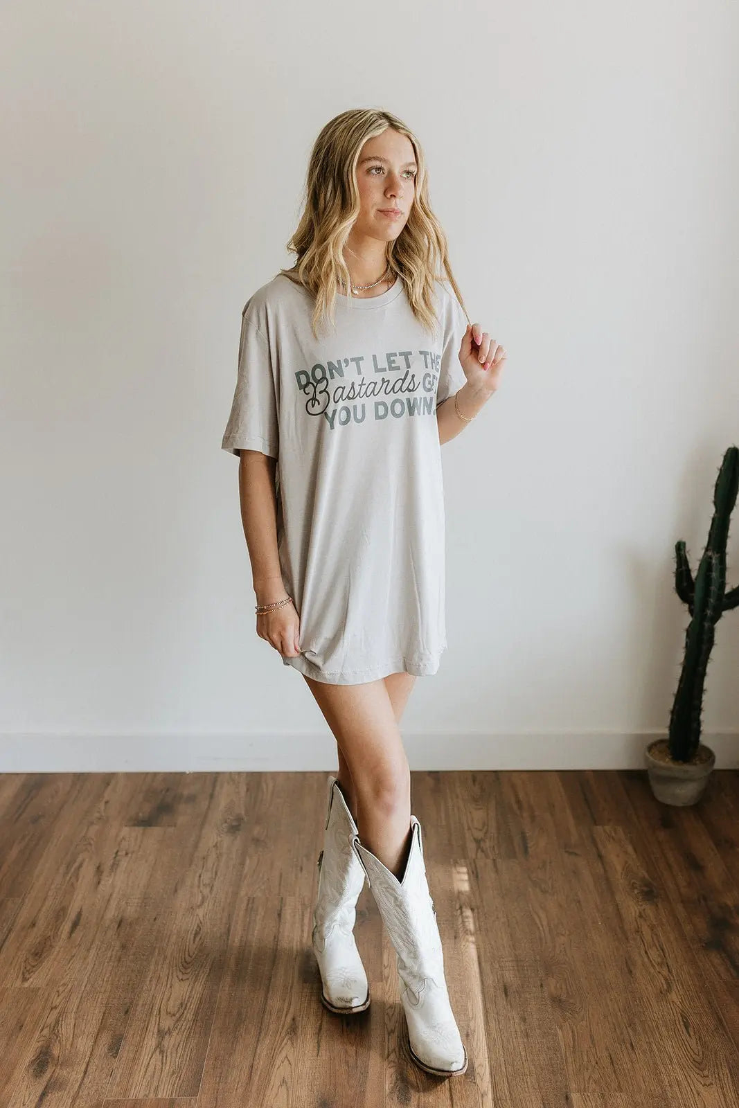 Don't Let Bastards Get You Down Graphic Tee Wild Junkie