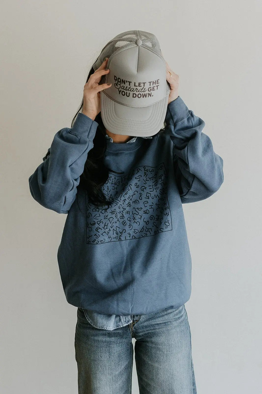 Don't Let Bastards Get You Down Trucker Hat Wild Junkie