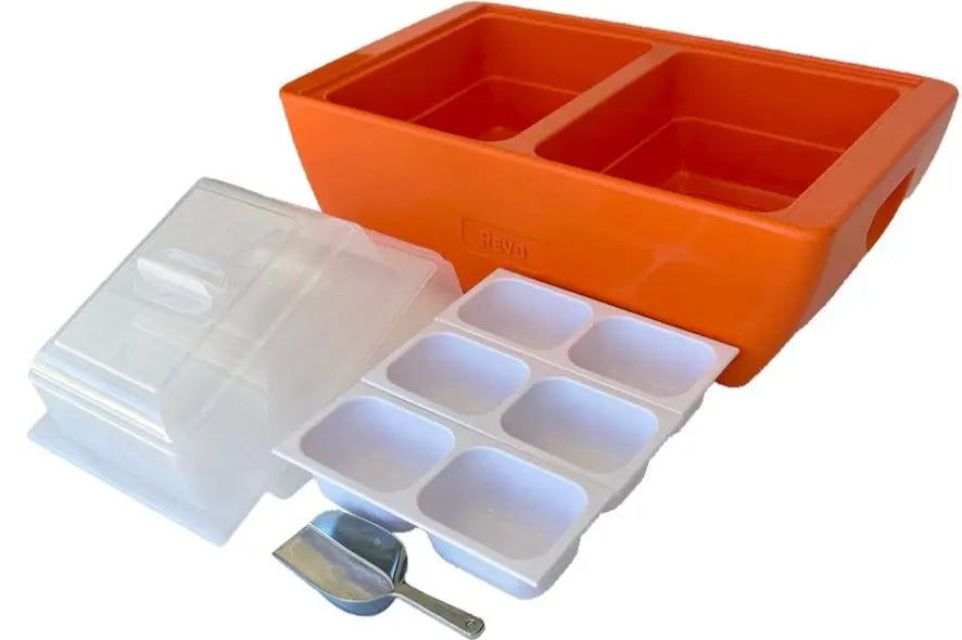Dubler Party Cooler™ | Orange Burst REVO COOLERS, LLC