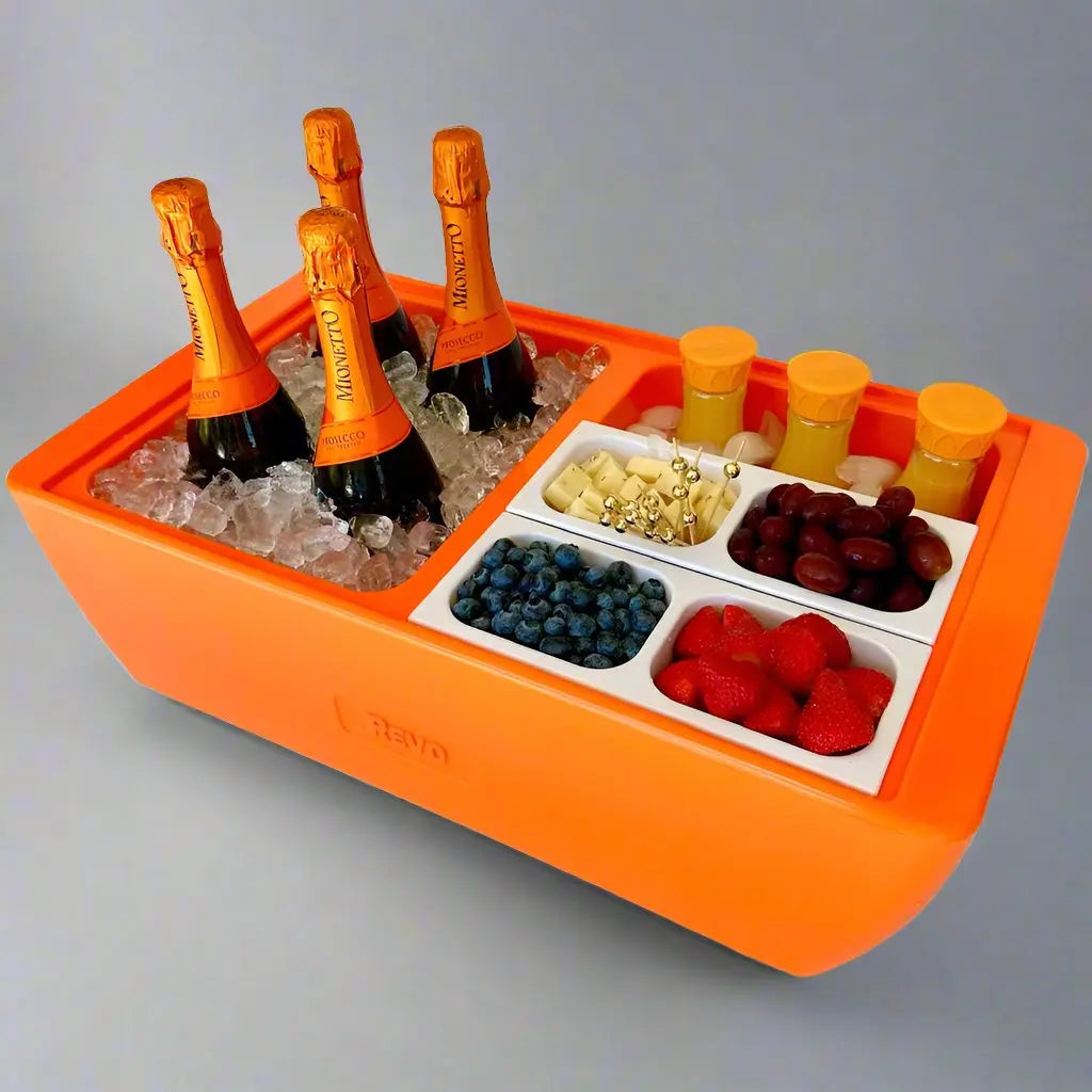 Dubler Party Cooler™ | Orange Burst REVO COOLERS, LLC