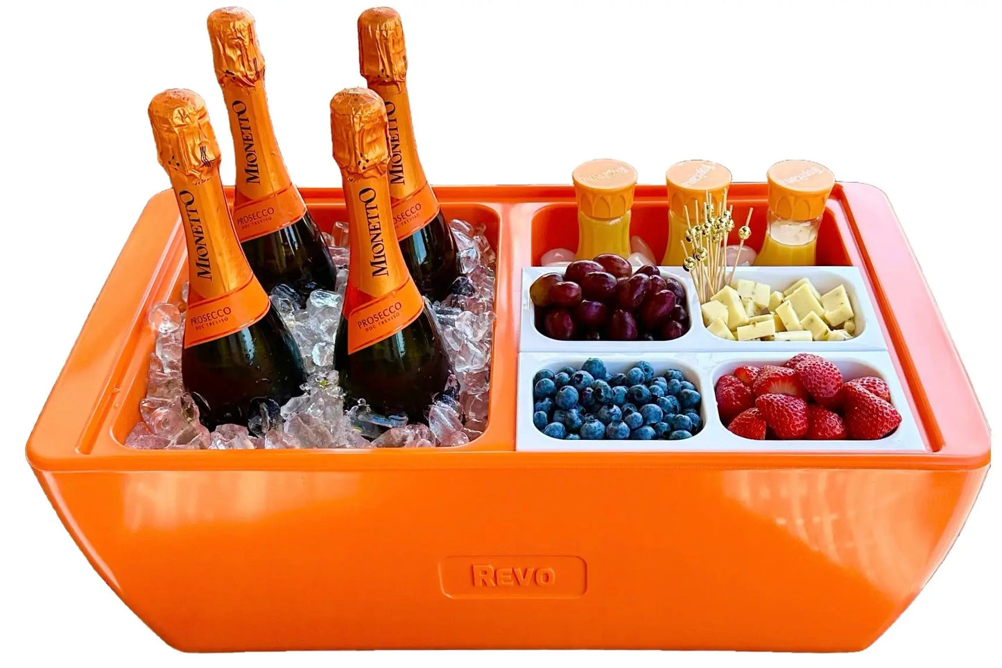 Dubler Party Cooler™ | Orange Burst REVO COOLERS, LLC