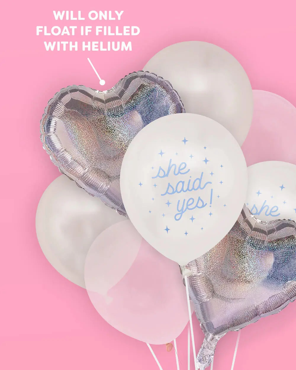 Engaged Era Balloons - set of 20 balloons xo, Fetti