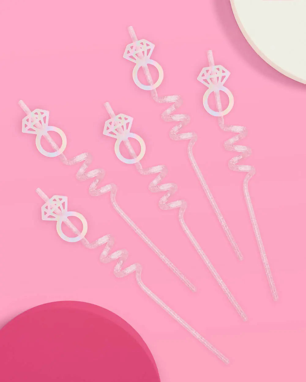 Engaged Era Straws - 12 reusable straws xo, Fetti