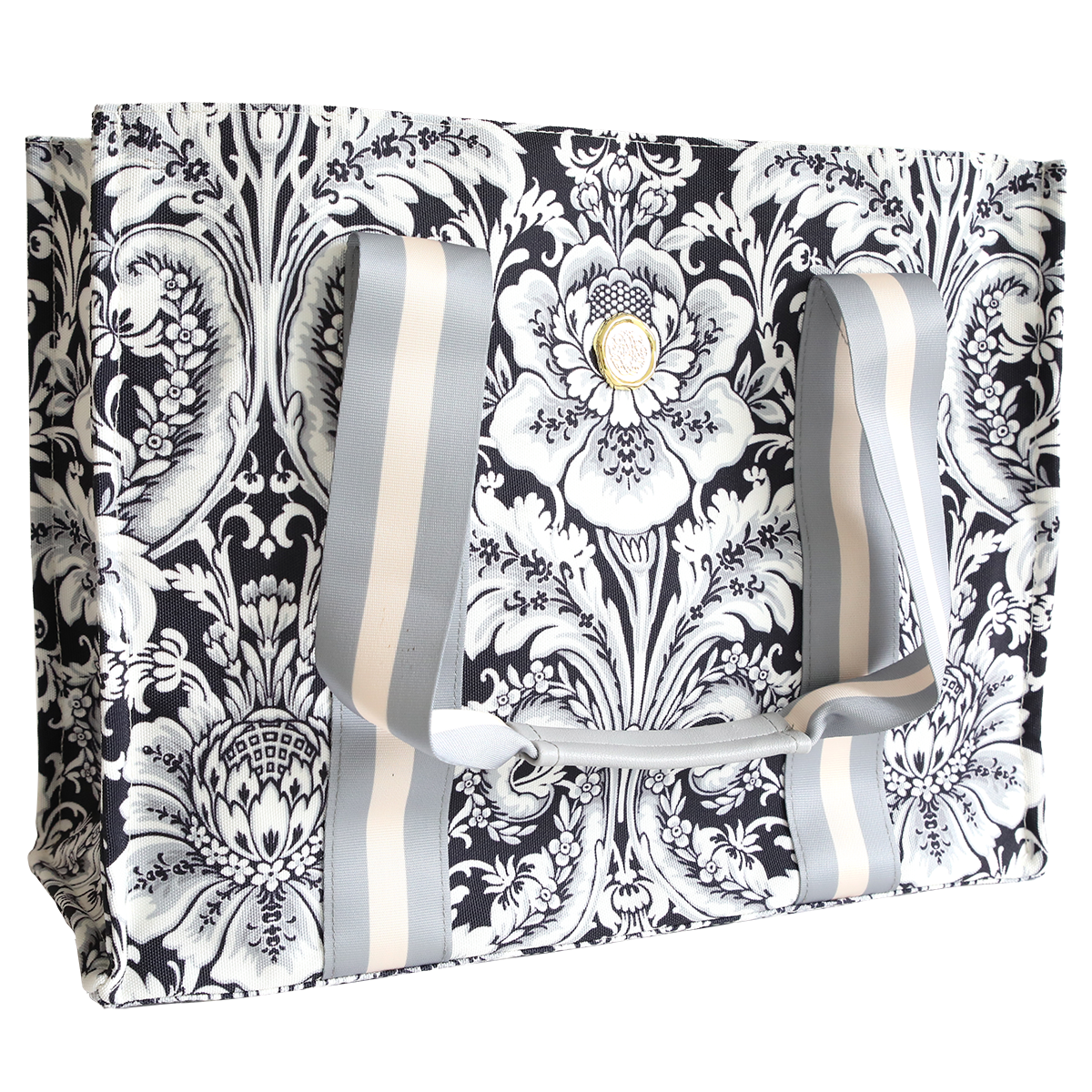 Damask Noire Tote Bag