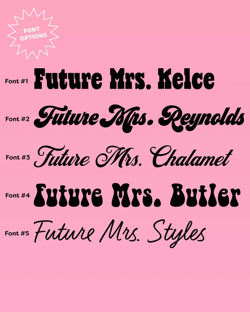 Future Mrs Sash - customizable sash xo, Fetti