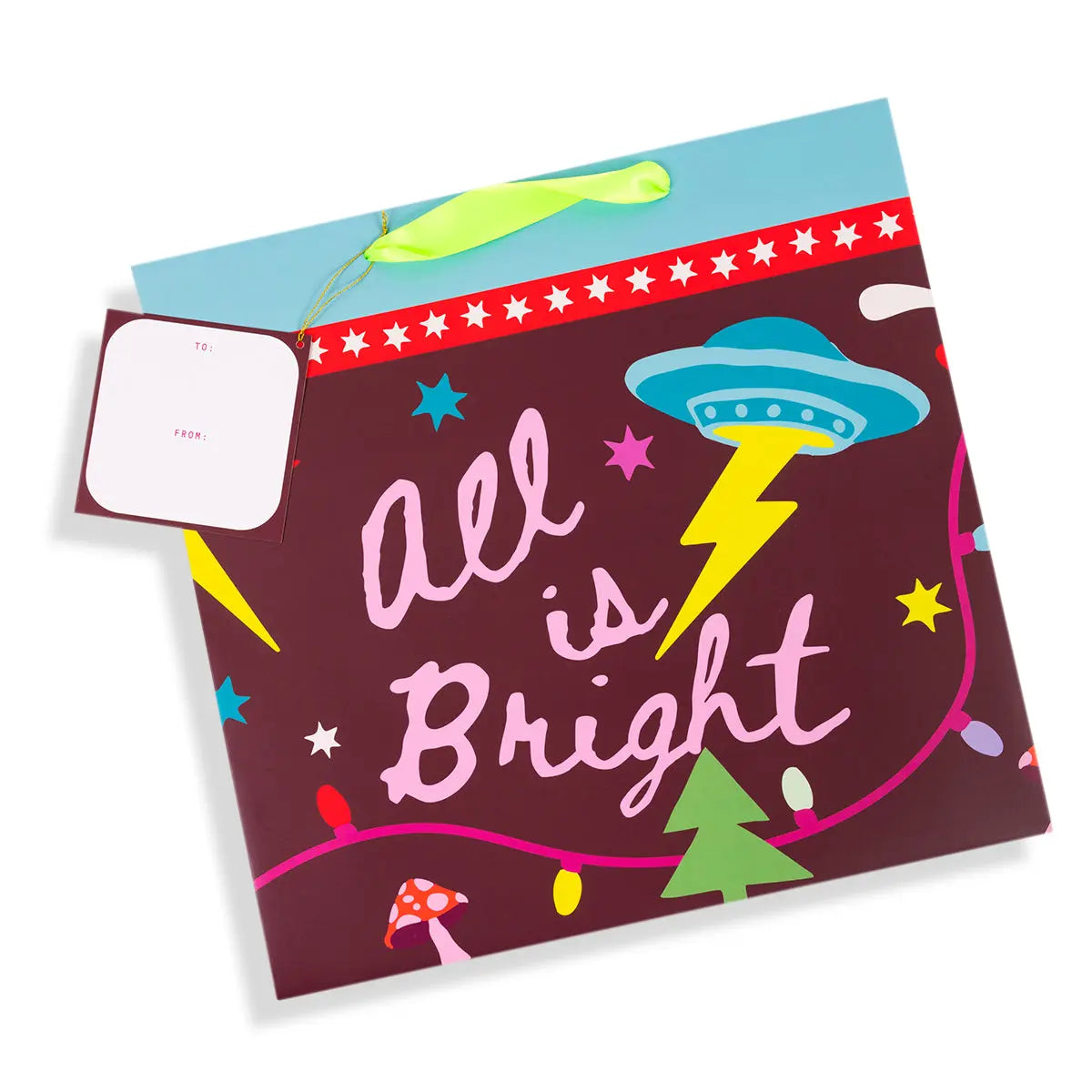 Gift Bag - All Is Bright Furbish Studio