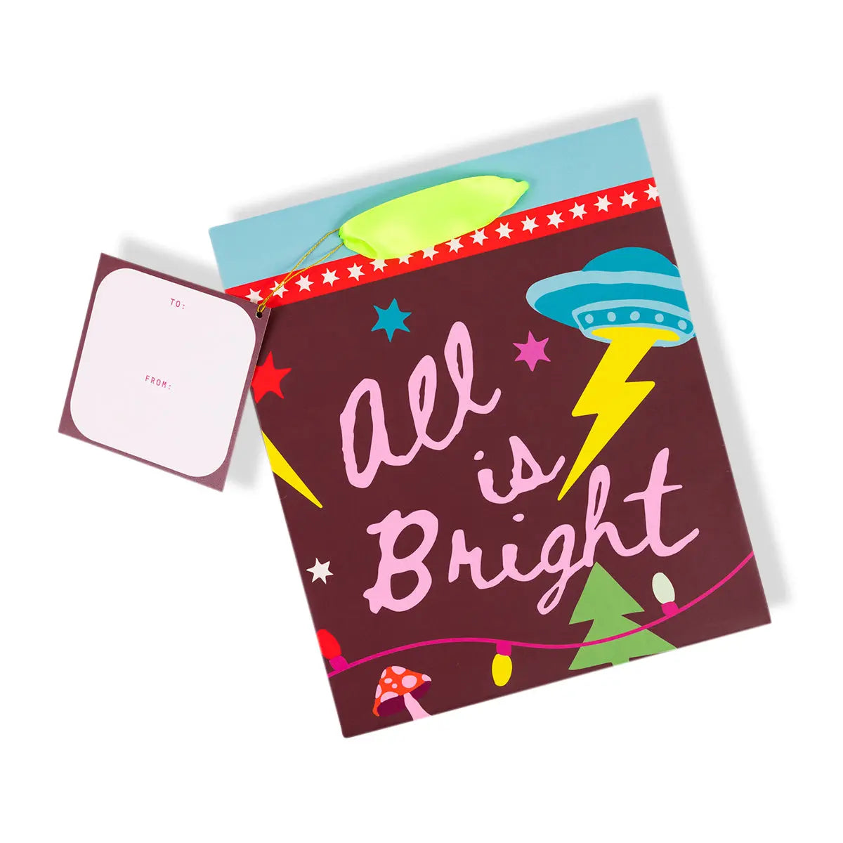 Gift Bag - All Is Bright Furbish Studio