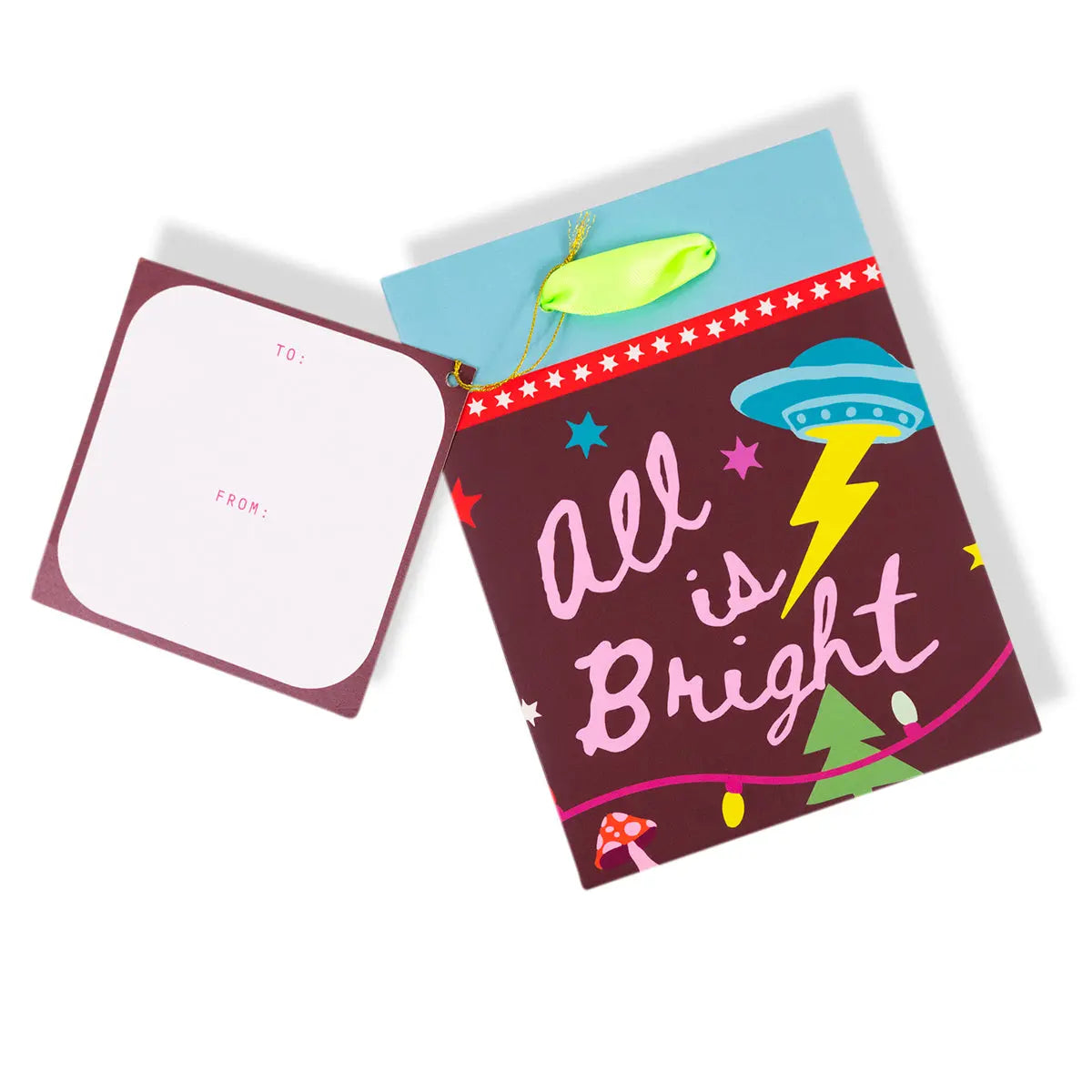 Gift Bag - All Is Bright Furbish Studio