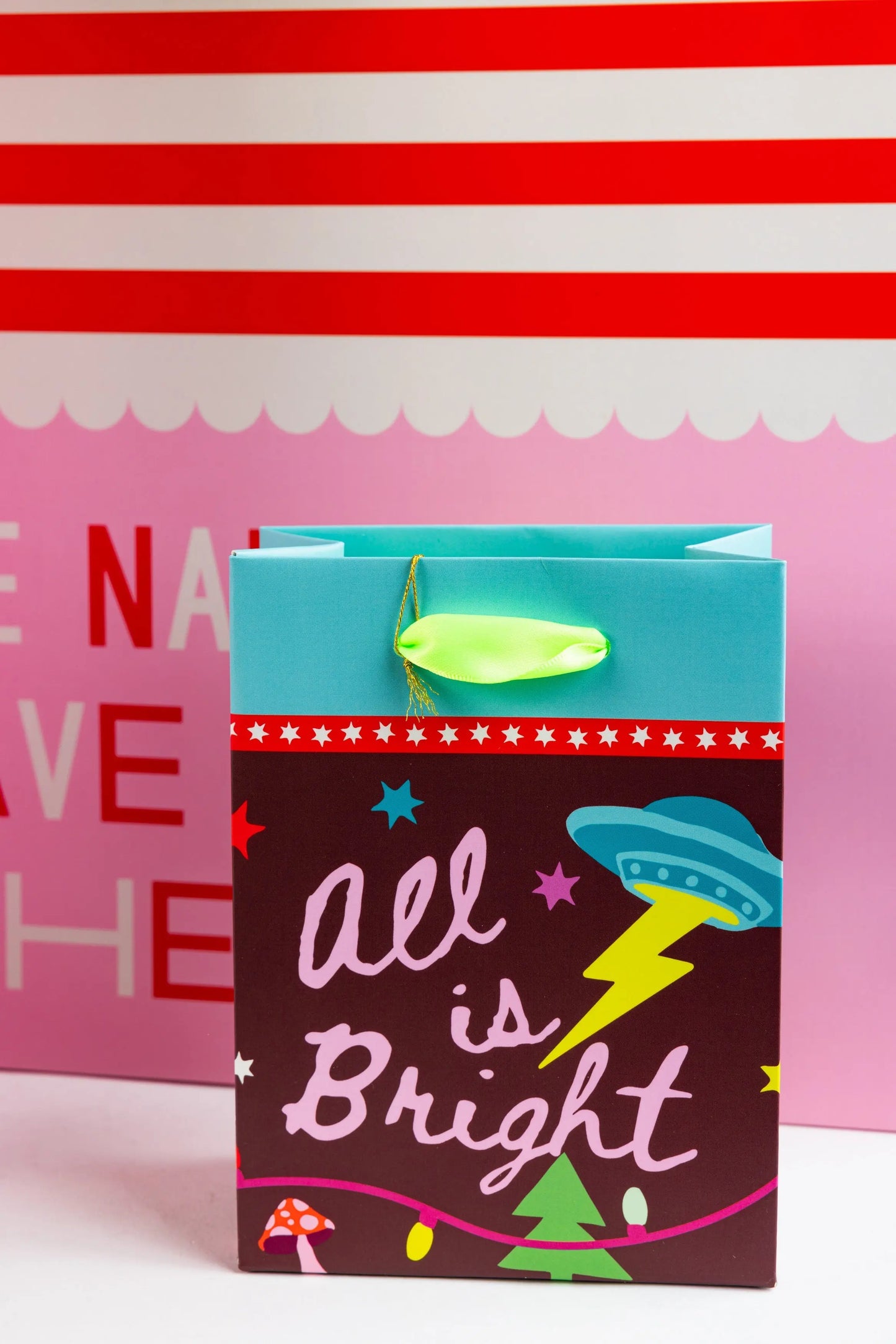 Gift Bag - All Is Bright Furbish Studio