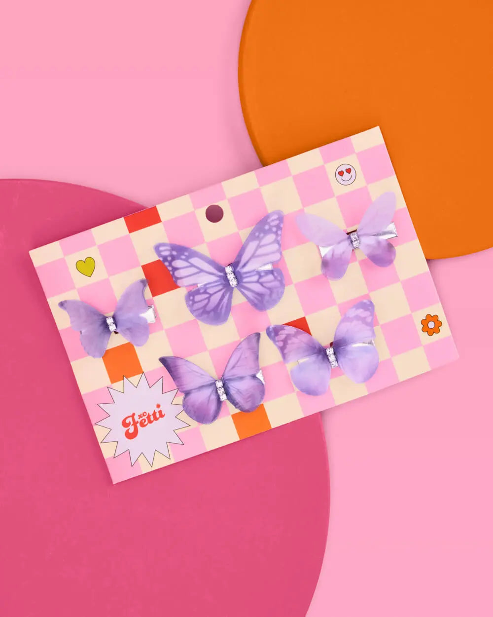 Good Idea Butterfly Clips - mini butterfly clips xo, Fetti