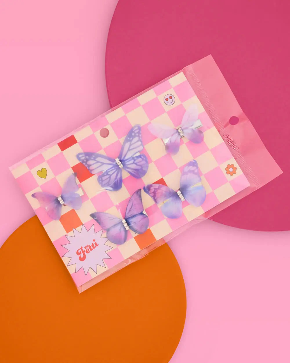 Good Idea Butterfly Clips - mini butterfly clips xo, Fetti