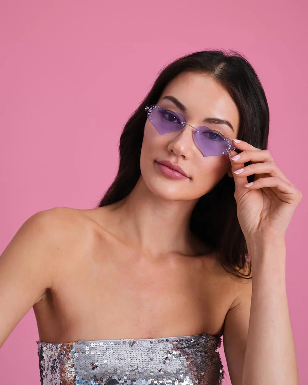 Good Idea Sunnies - rhinestone heart sunglasses xo, Fetti