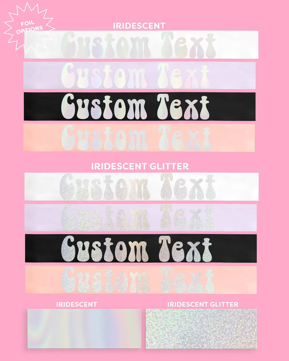 Groovy Custom Sash - customizable sash xo, Fetti