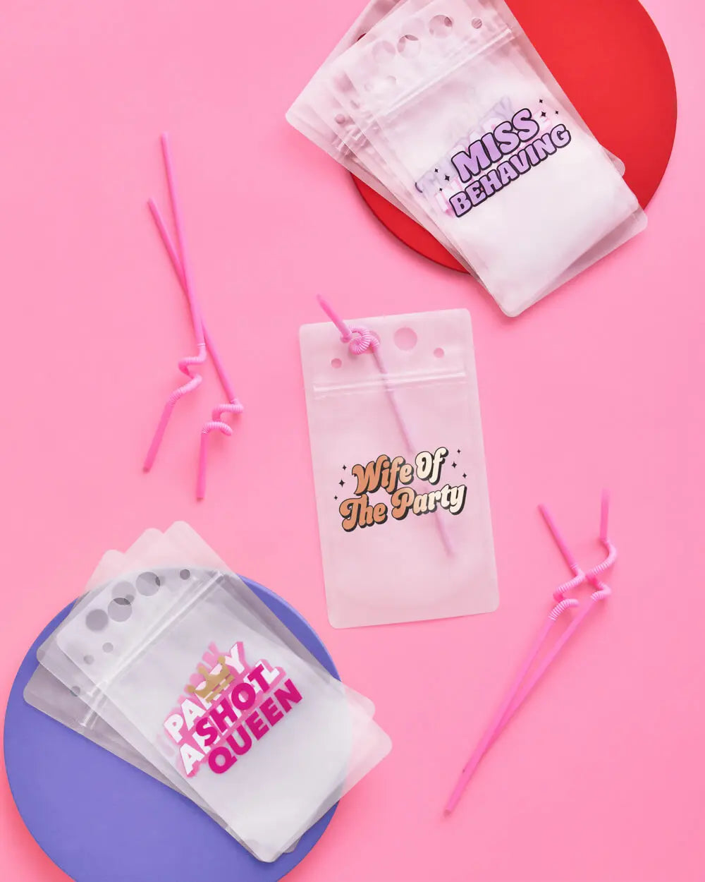 Guess Who Sippers - 16 drink pouches xo, Fetti