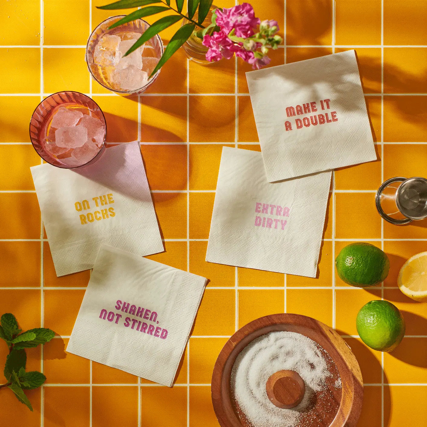 Happy Hour Cocktail Napkins (25 per pack) Coterie