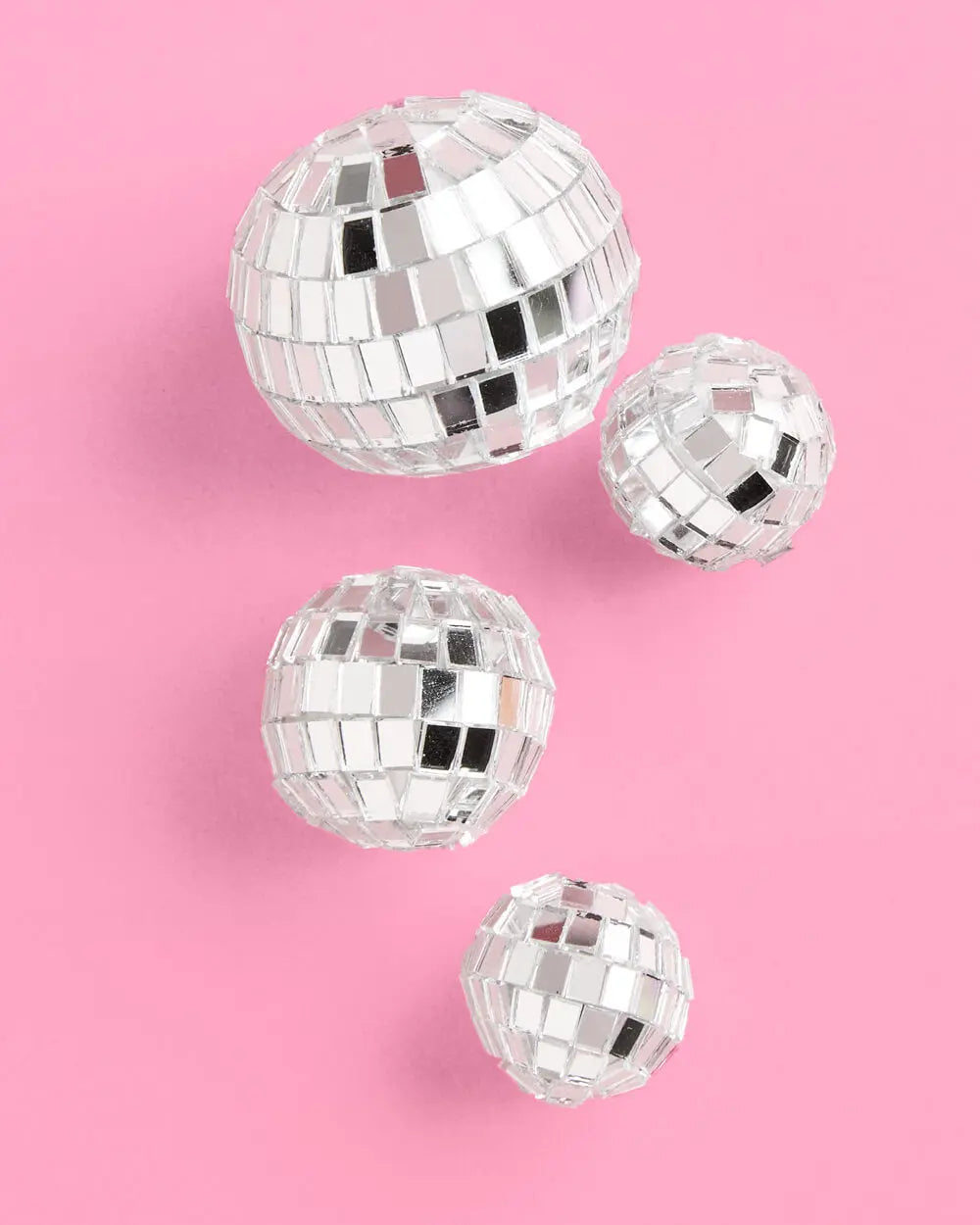 Hoedown Disco Topper - mirrored cake topper set xo, Fetti