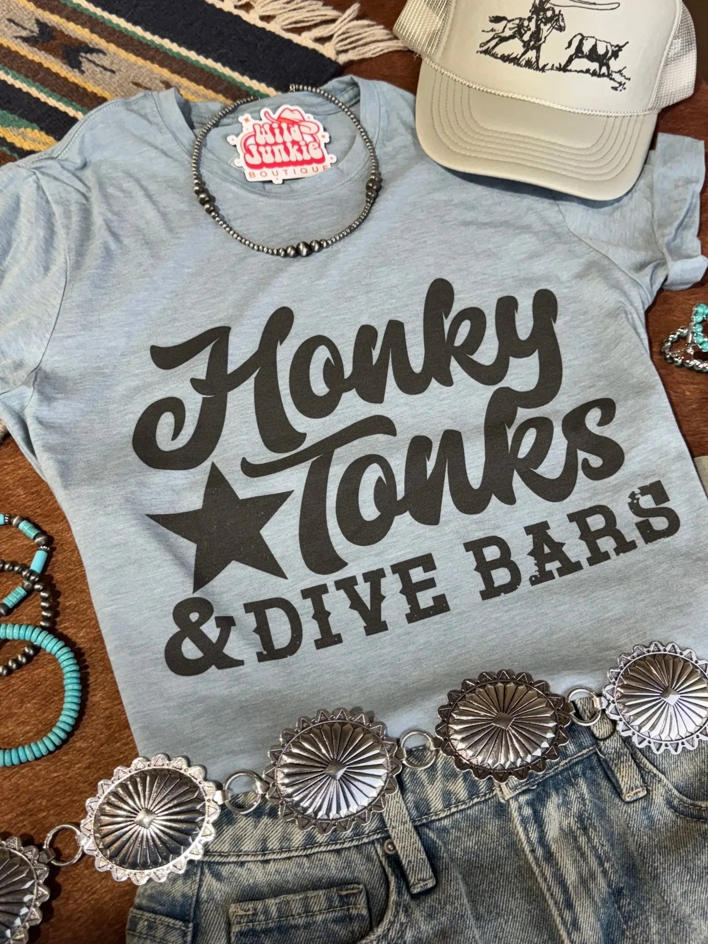 Honky Tonks & Dive Bars Graphic Tee Wild Junkie