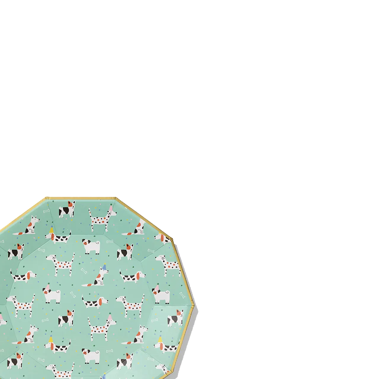 Hot Diggity Dog Large Plates (10 per pack) Coterie