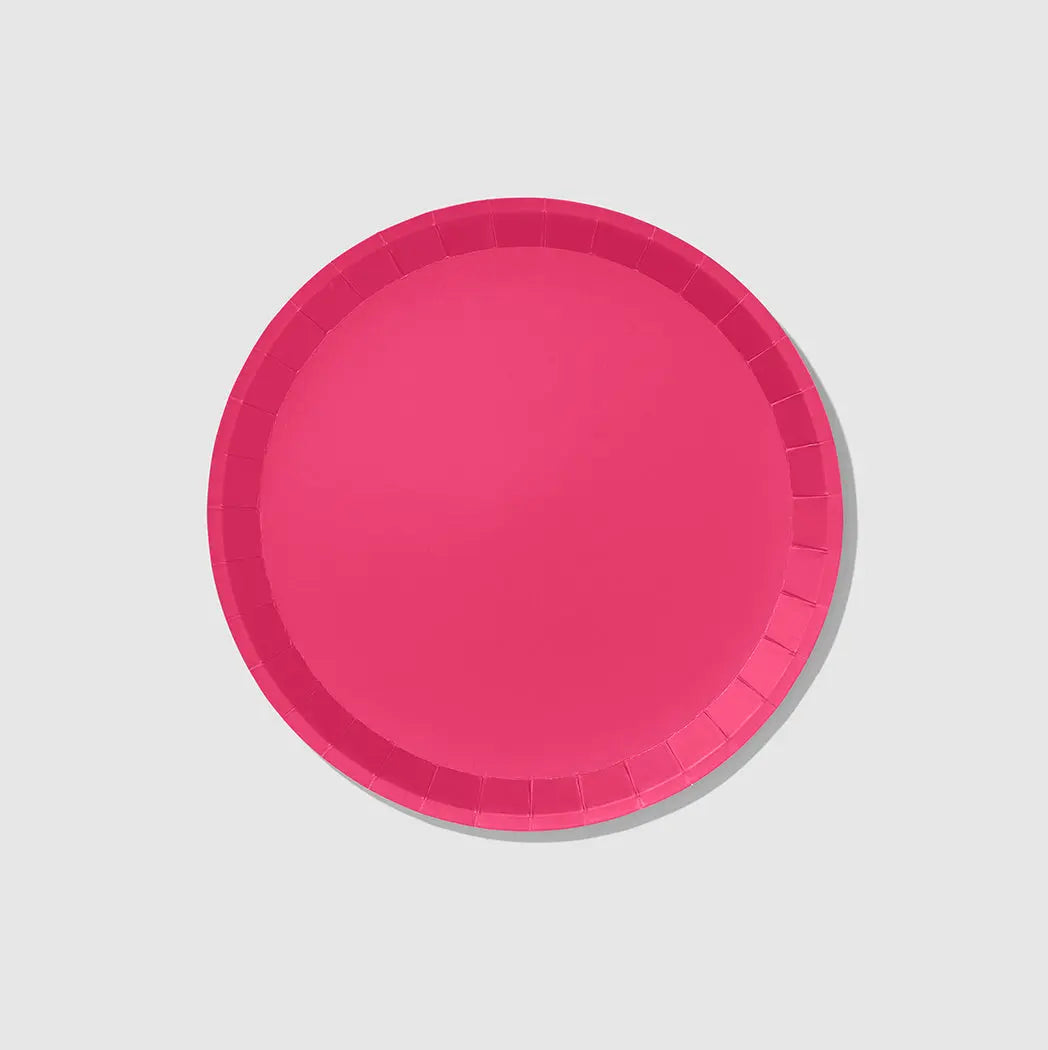 Hot Pink Classic Large Plates (10 per pack) Coterie