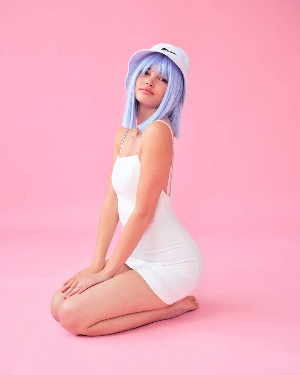 Icy Blue Wig - pastel blue wig xo, Fetti