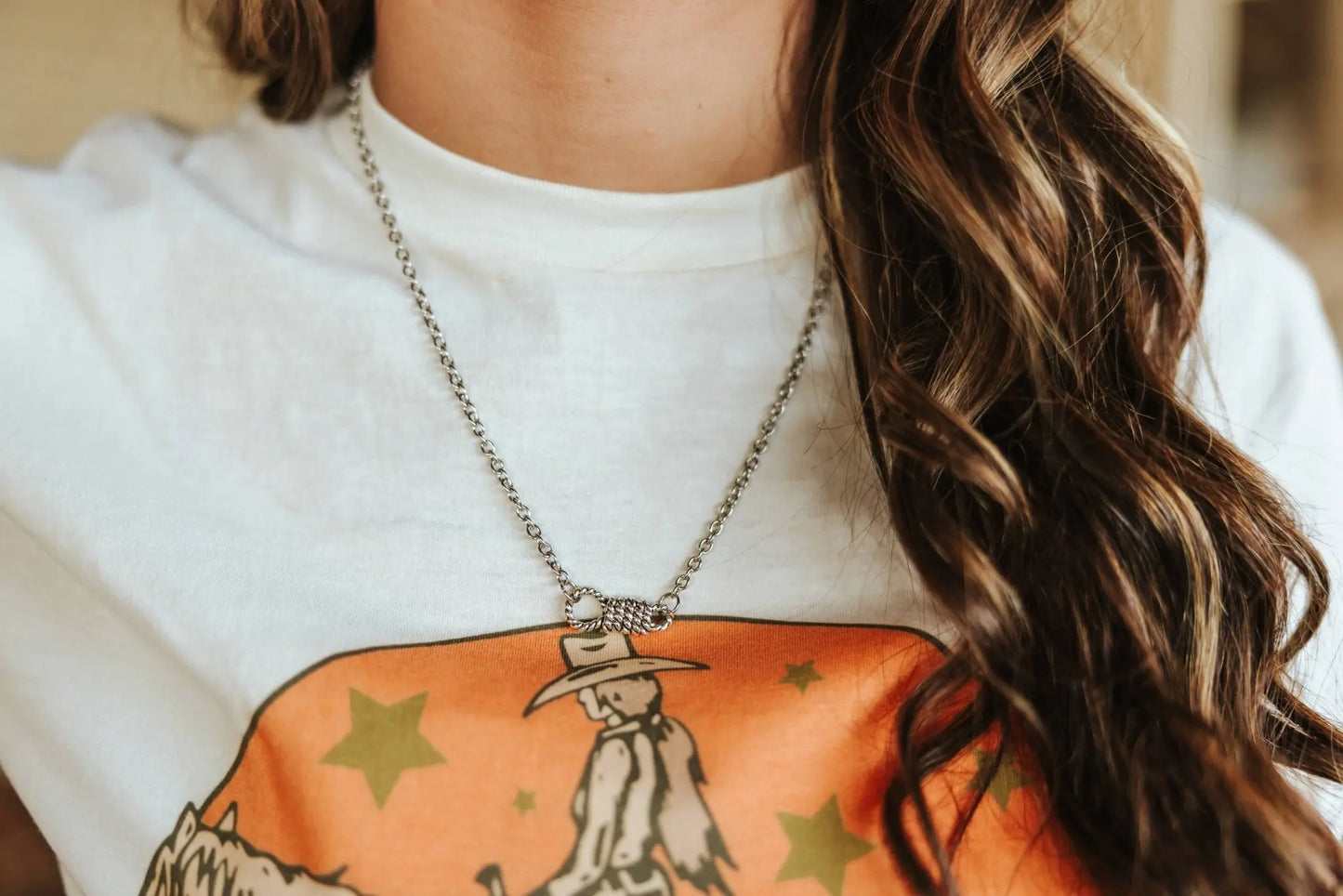 Lasso Rope Pendant Necklace Wild Junkie