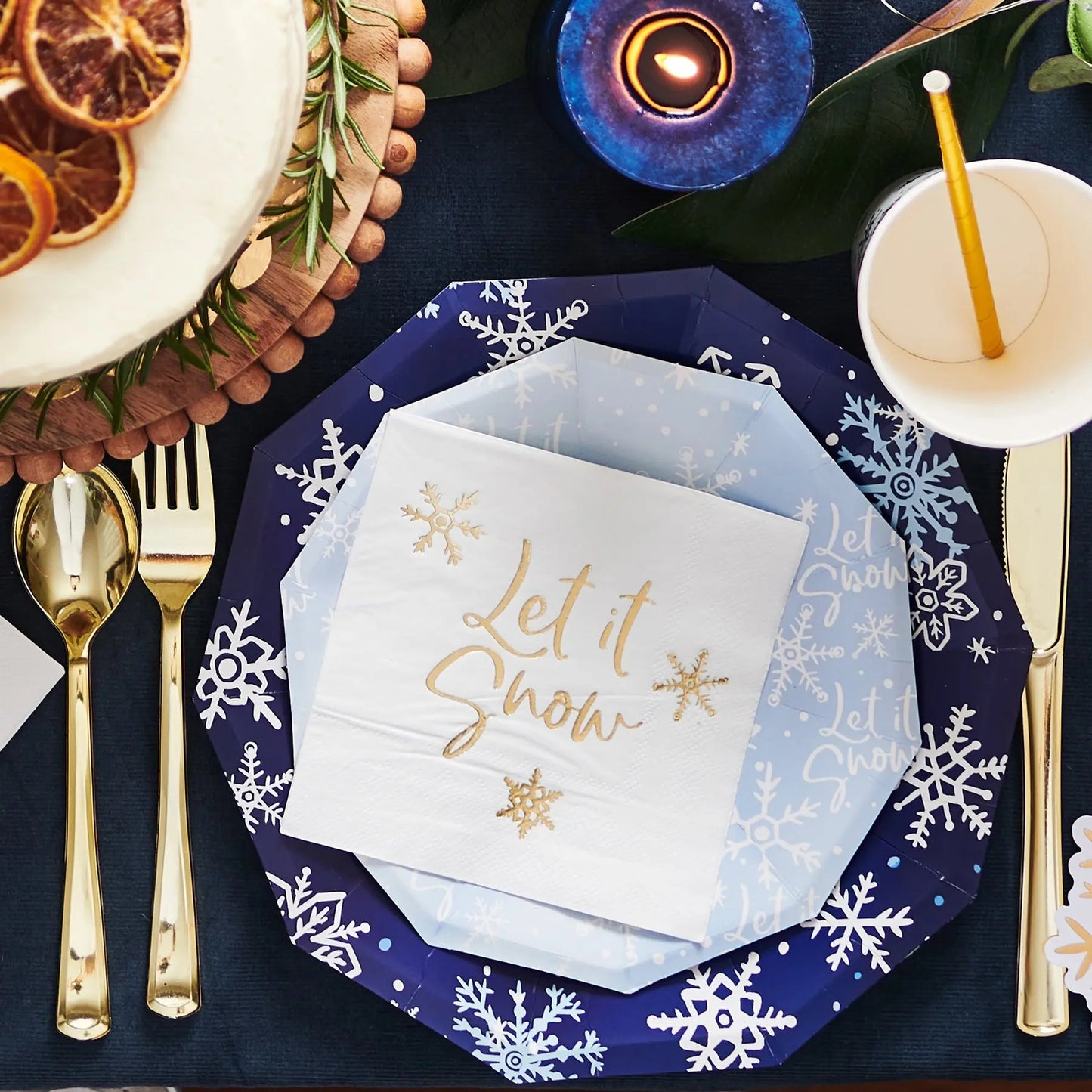 Let It Snow Cocktail Napkins (25 per pack) Coterie