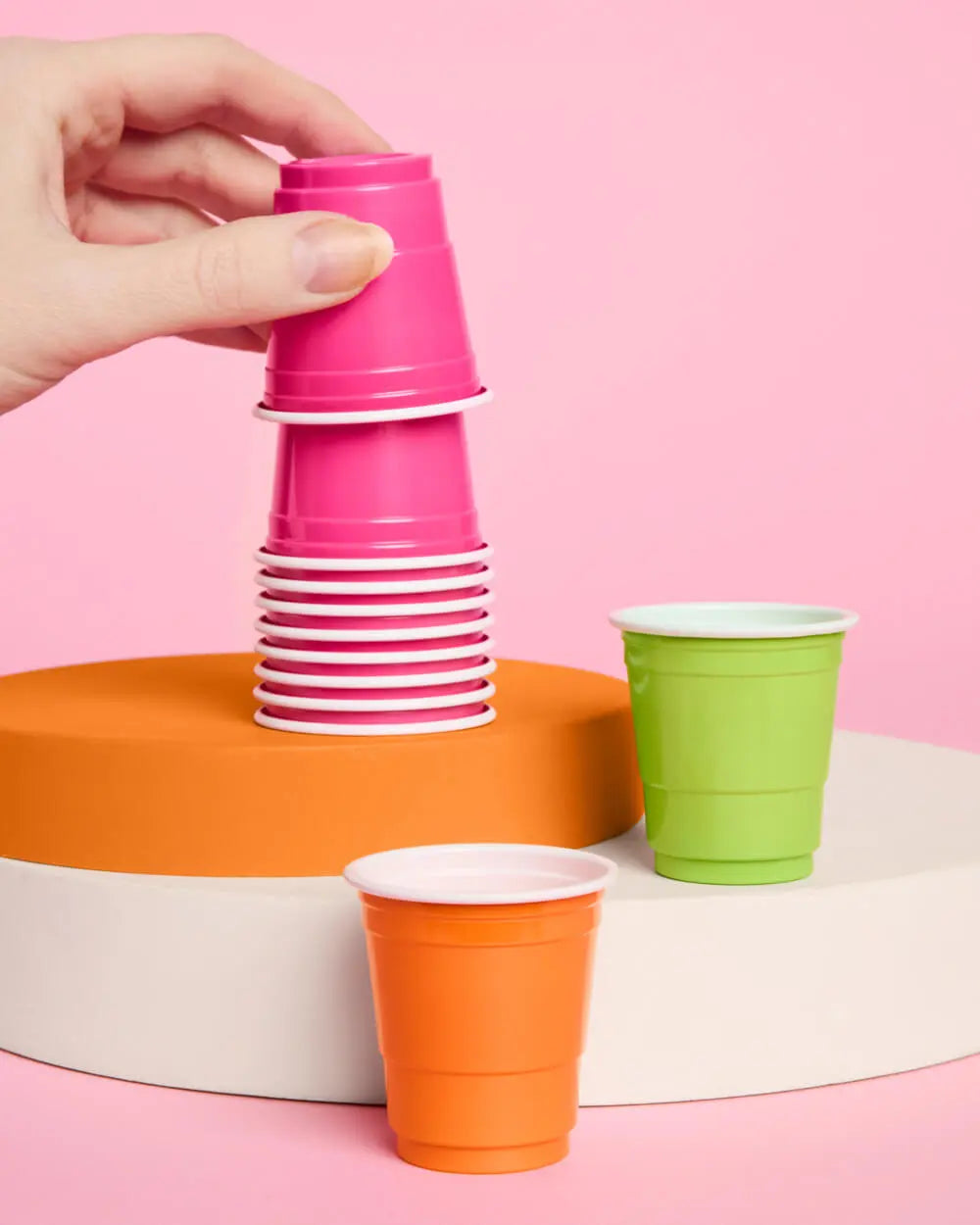 Margs Shot Glasses - 50 matte 2 oz shot glasses xo, Fetti