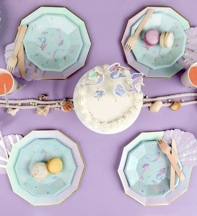 Mermaid Small Plates (10 per pack) Coterie