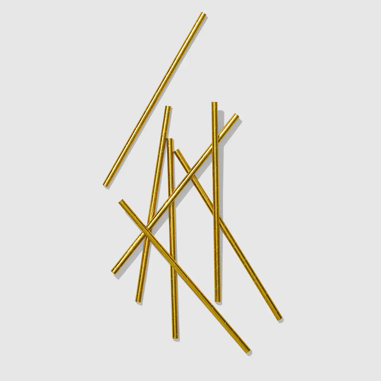Metallic Gold Paper Straws (25 per pack) Coterie