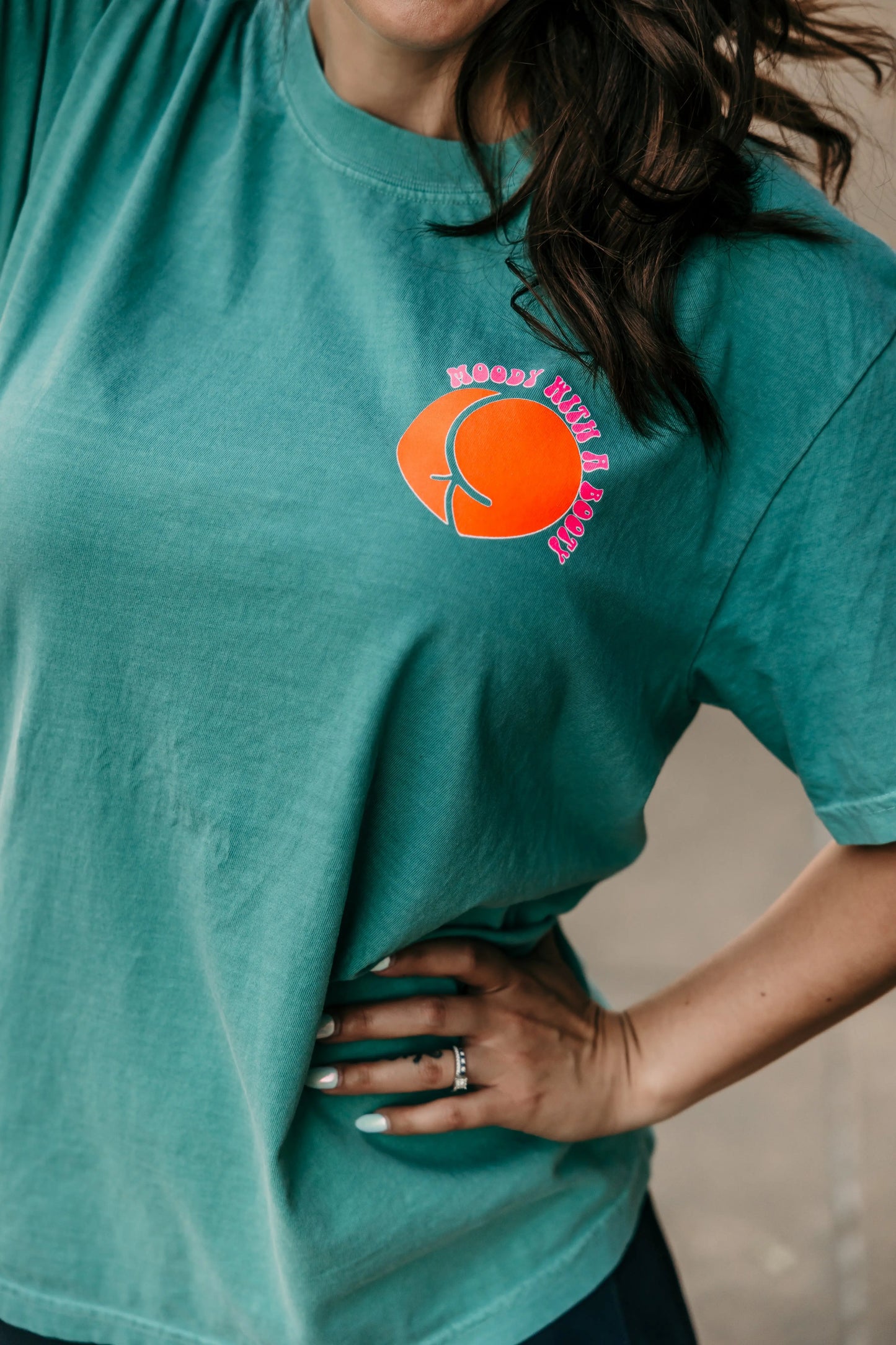 Moody with a booty Graphic Tee Shop Karma Tees