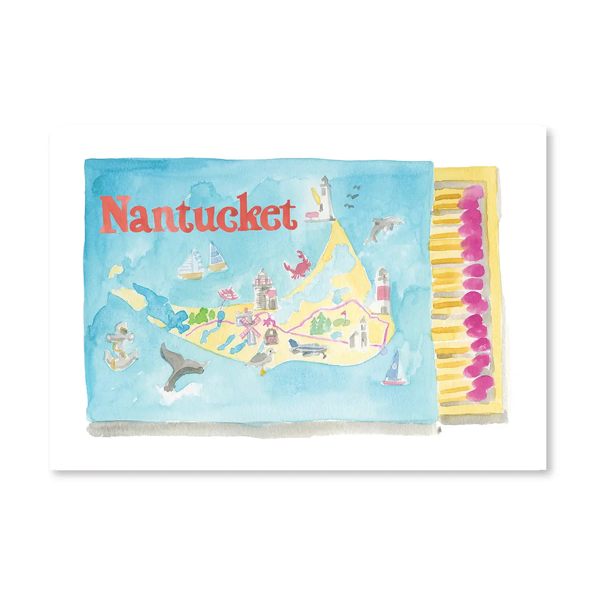 Nantucket Matchbook Furbish Studio