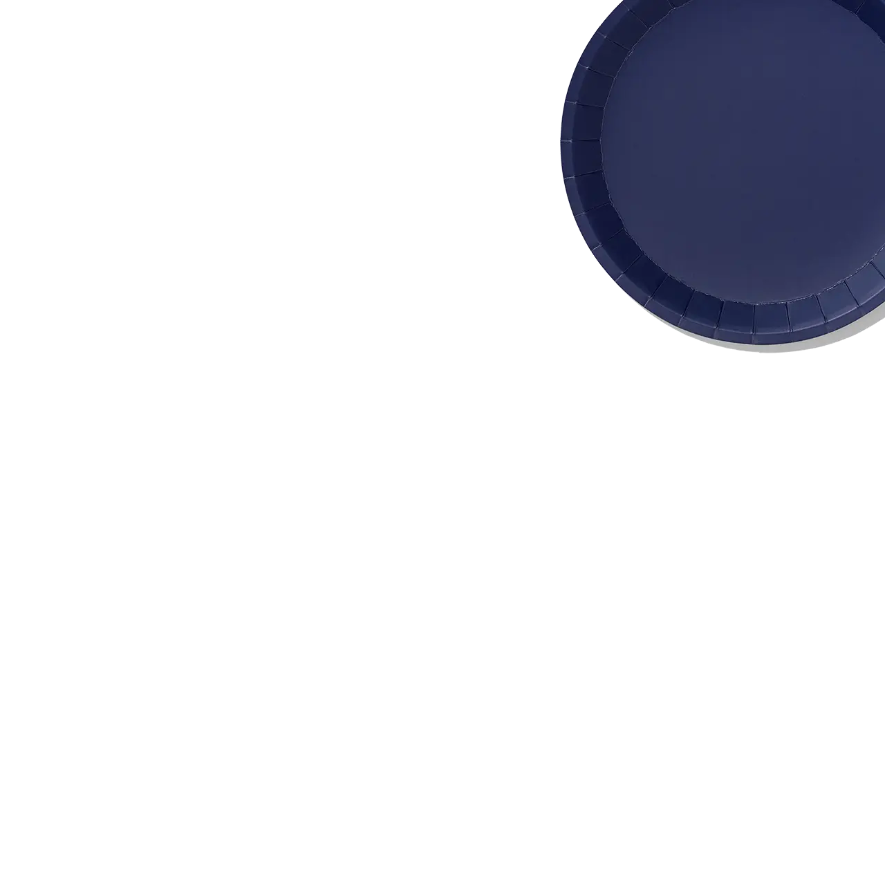 Navy Classic Small Plates (10 per pack) Coterie