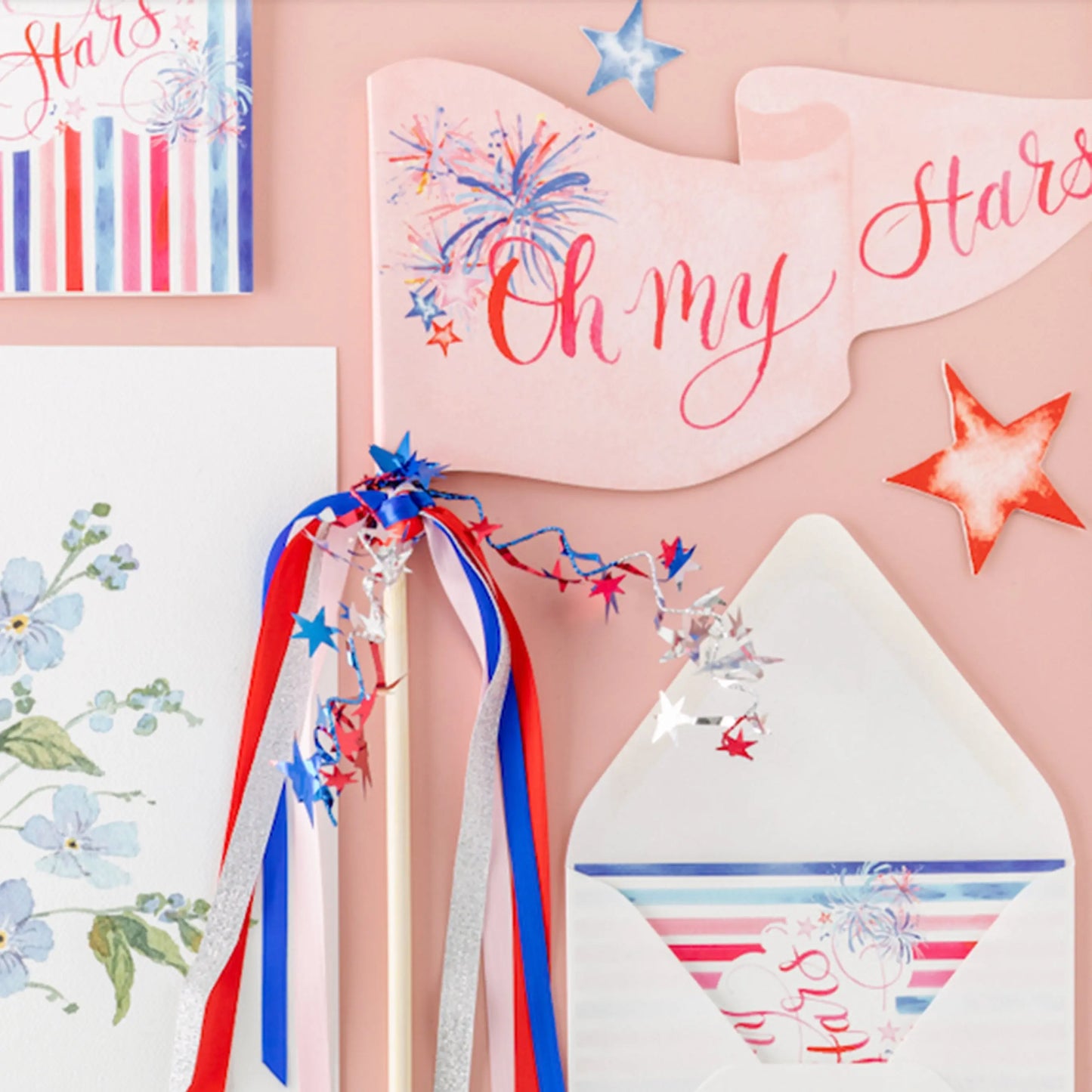 Oh My Stars Party Pennant Cami Monet