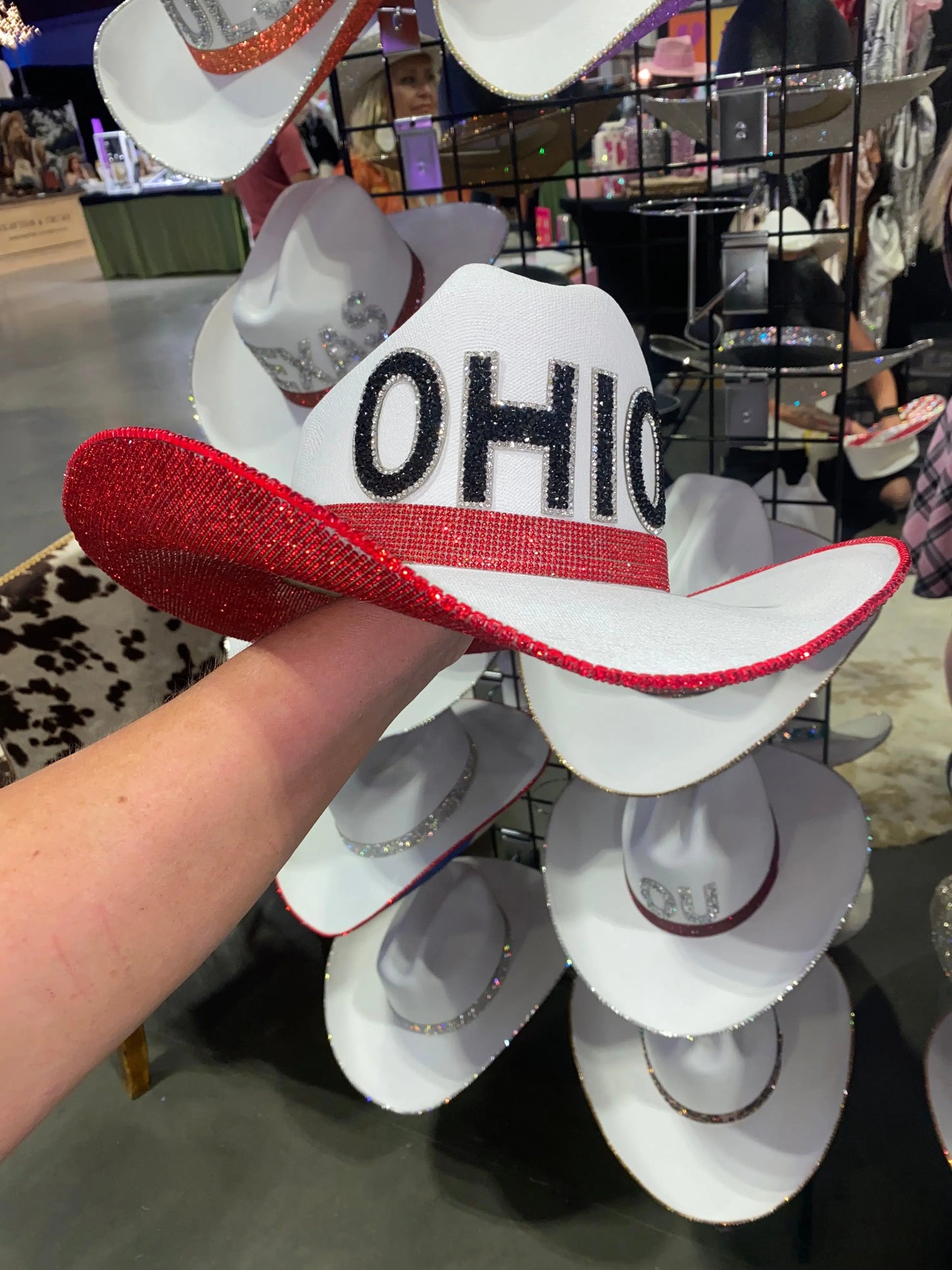 Ohio Hat Rhinestone Cowgirl