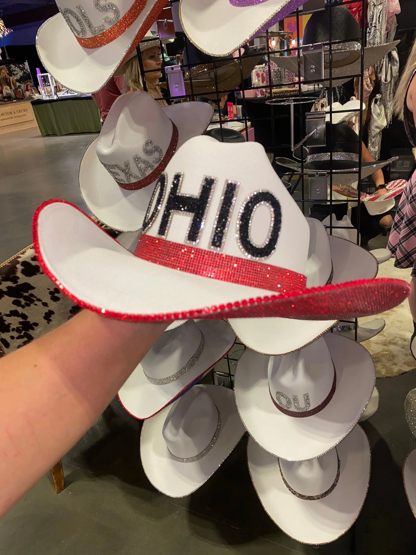 Ohio Hat Rhinestone Cowgirl