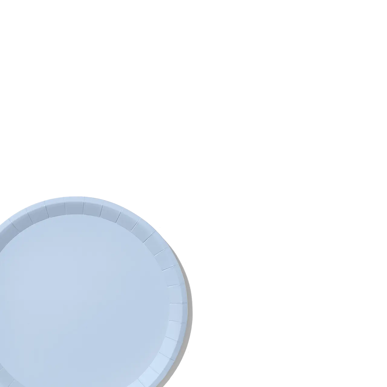 Pale Blue Classic Large Plates (10 per pack) Coterie