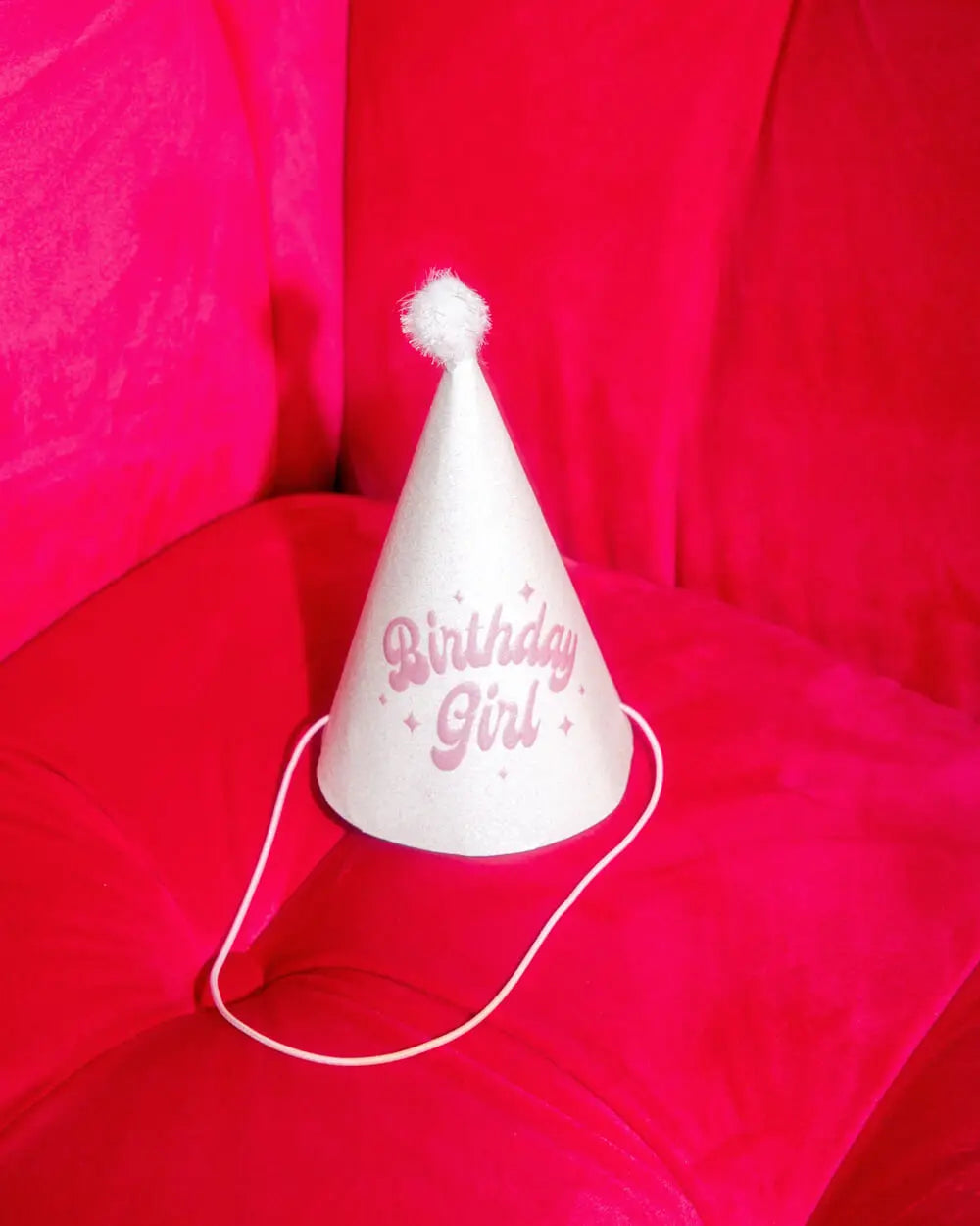 Pastel Party Hats - 13 glitter paper hats xo, Fetti