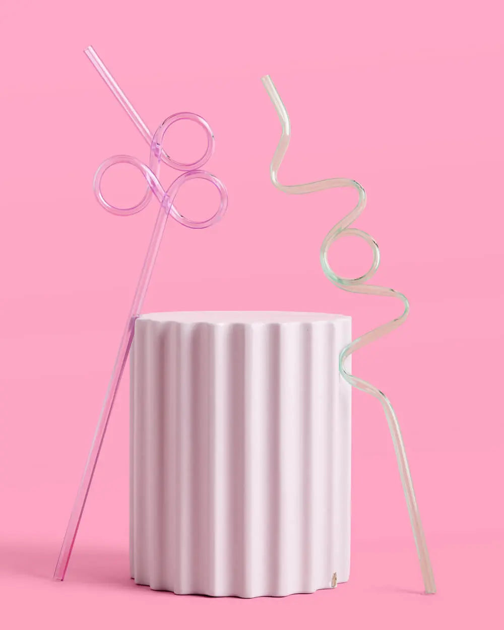 Pastel Party Straws - 16 reusable straws xo, Fetti