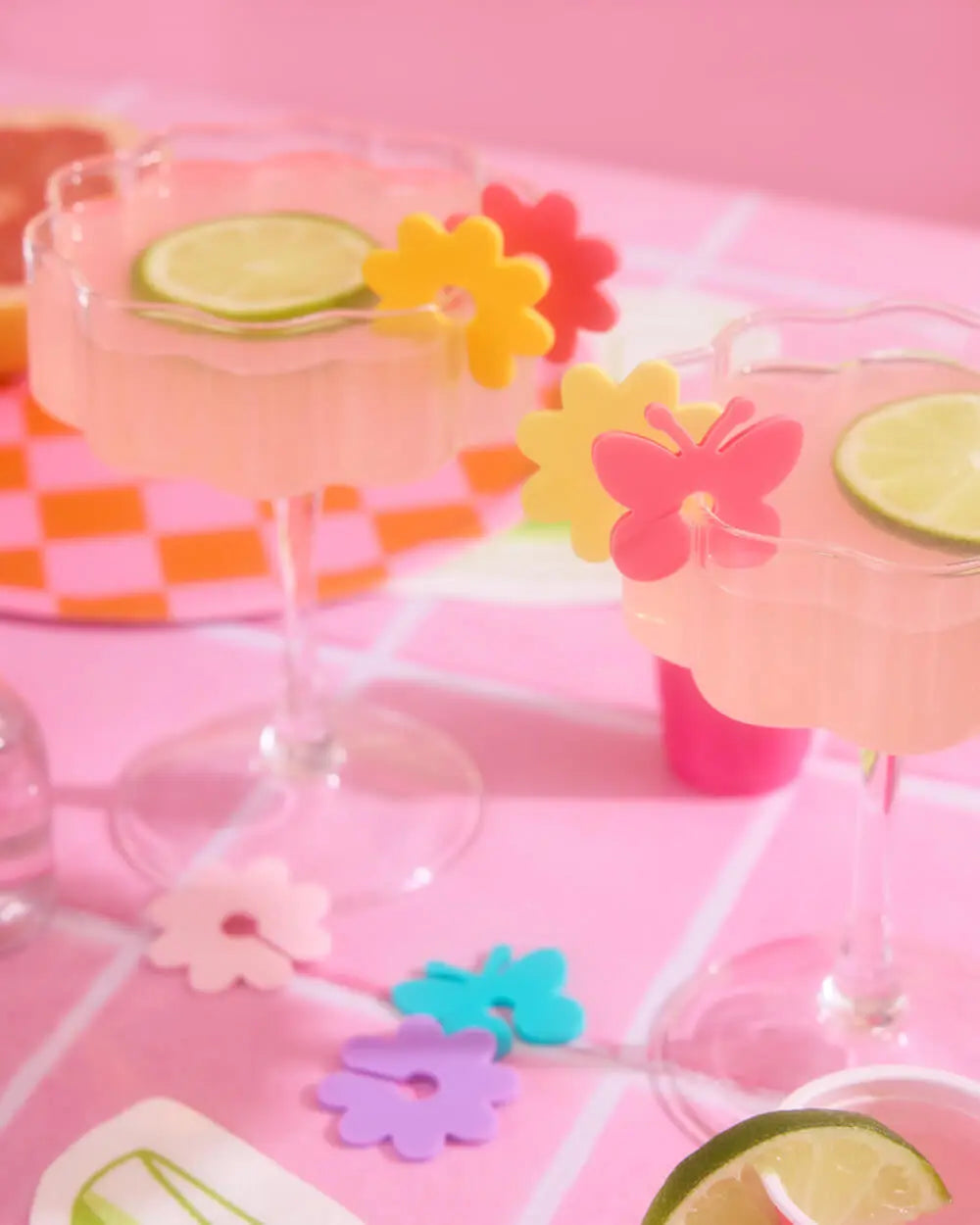Pastel Sip Markers - 16 drink markers xo, Fetti