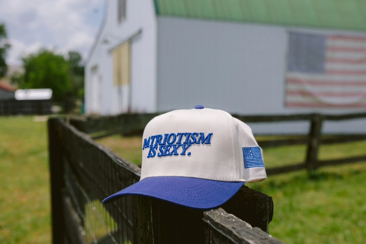 Patriotism is Sexy. - Royal Blue Vintage Hat KenzKustomz