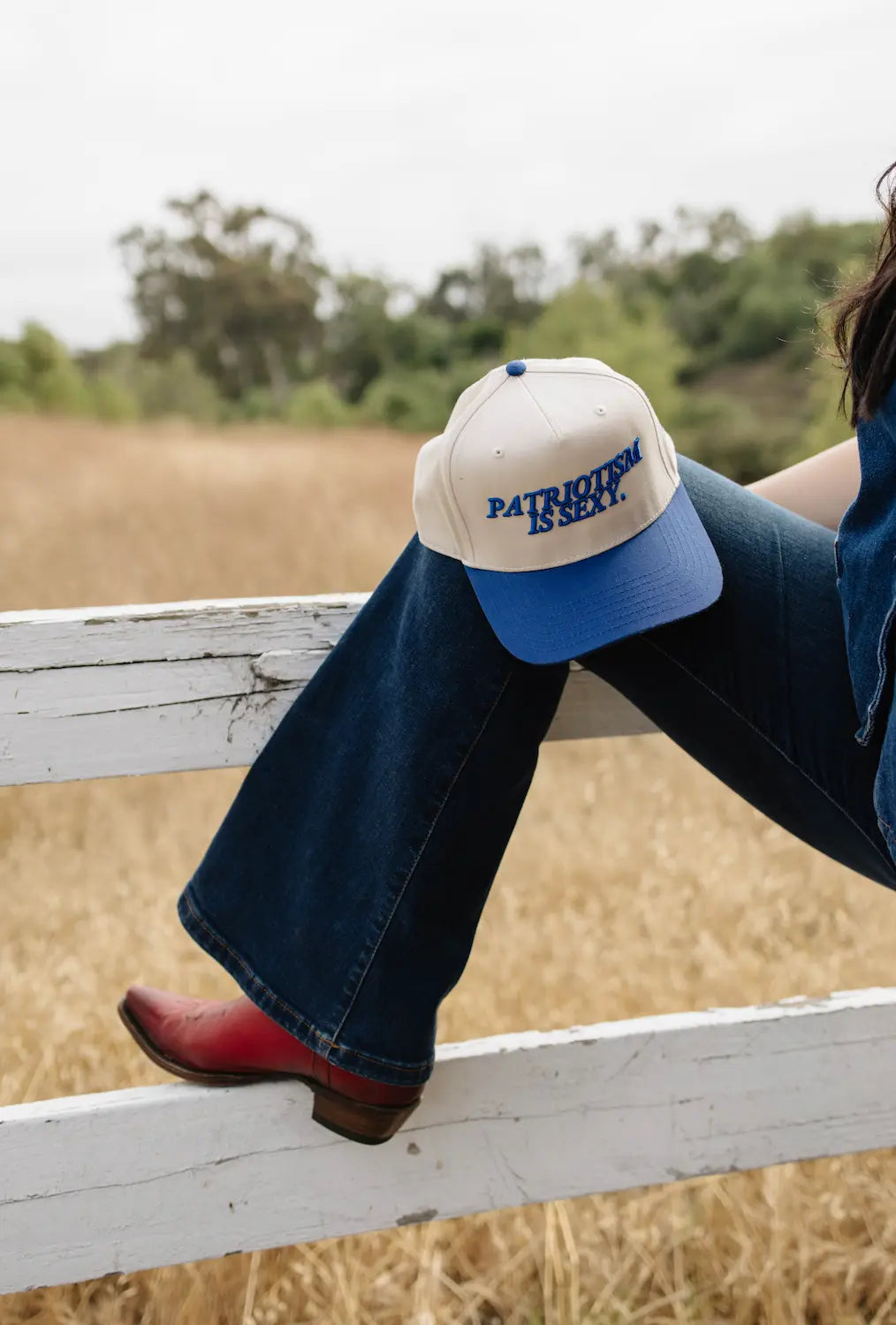 Patriotism is Sexy. - Royal Blue Vintage Hat KenzKustomz