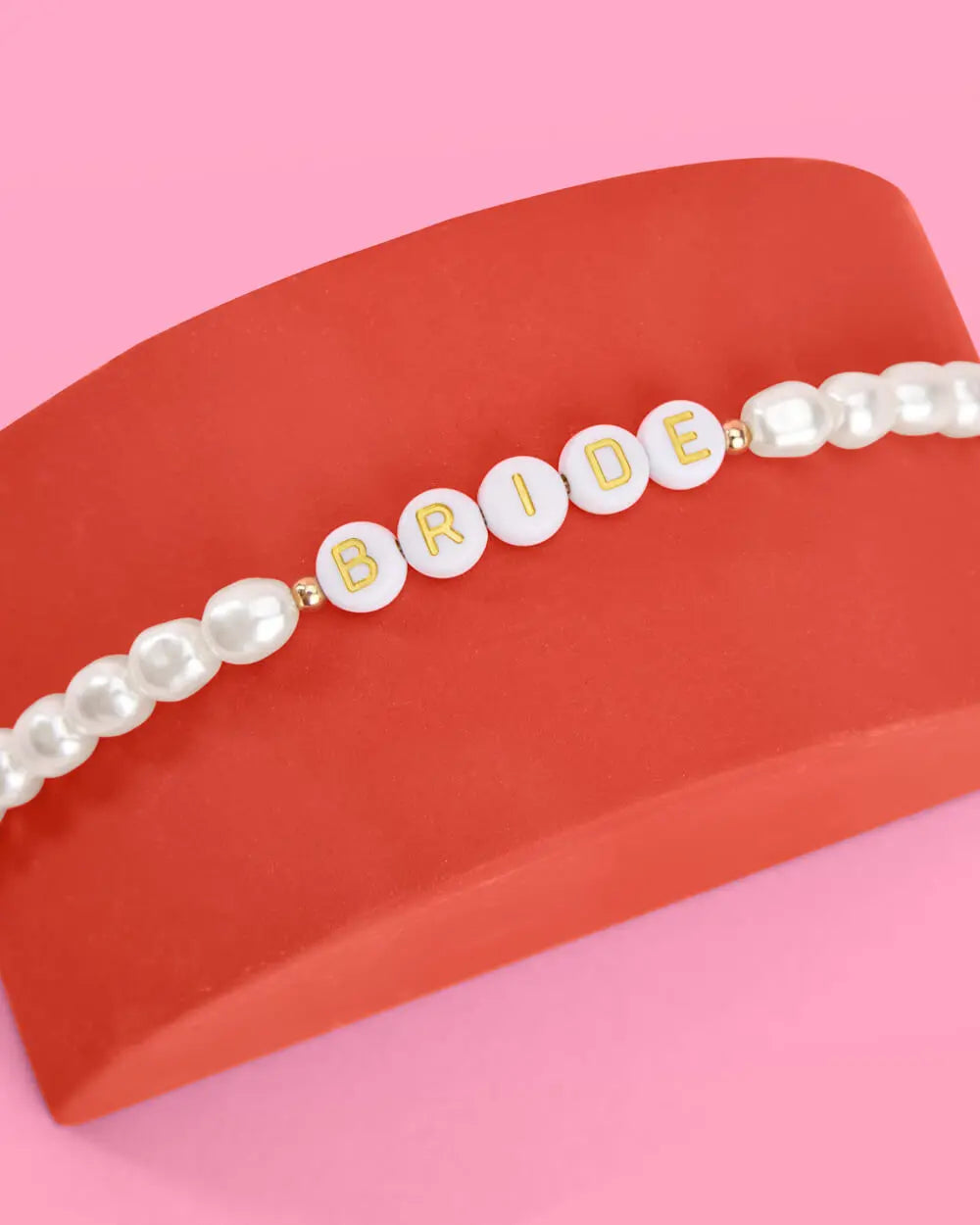 Pearlfect Bracelet - beaded bride bracelet xo, Fetti